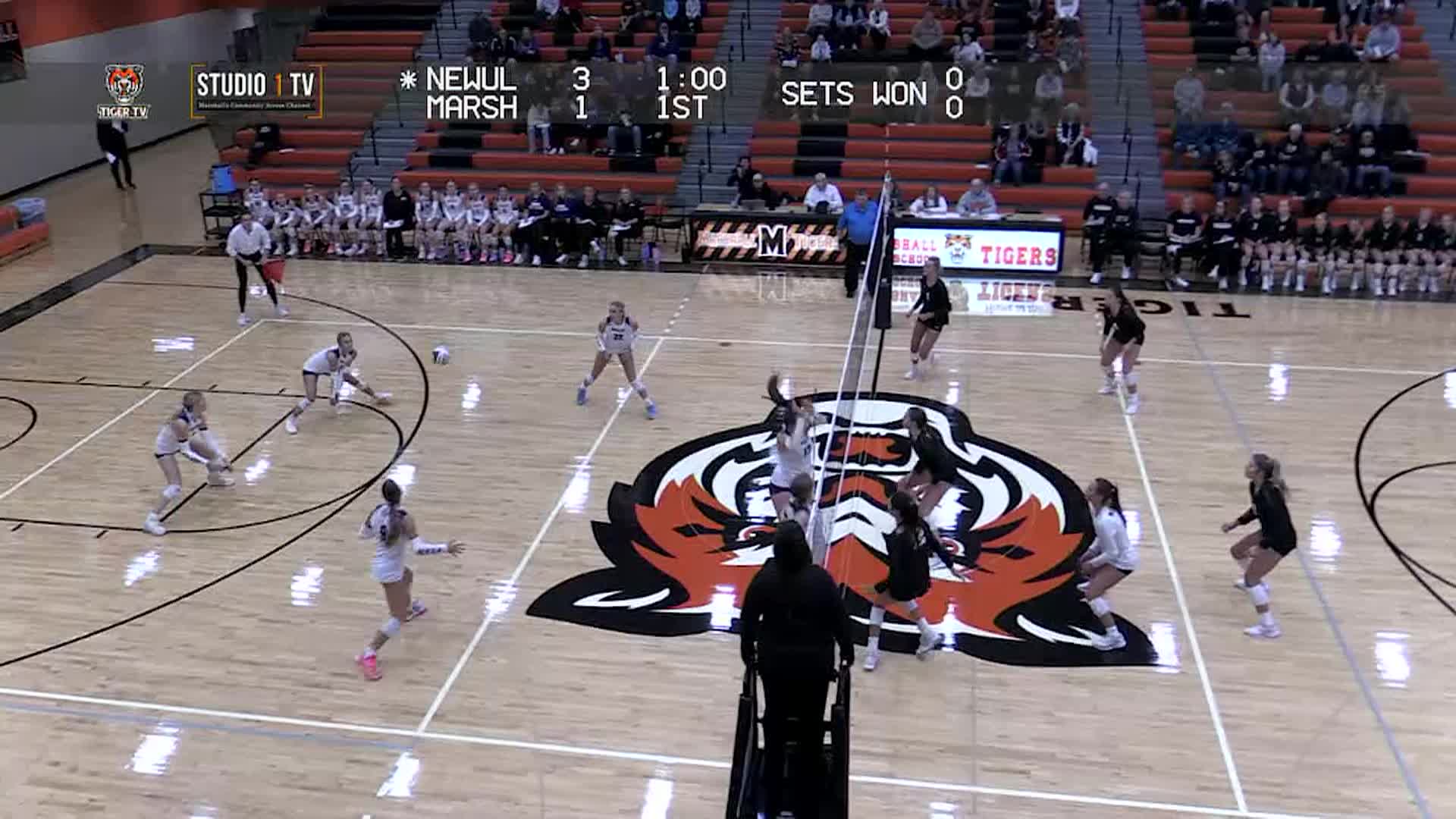 MHS Volleyball Sections vs. New Ulm: 10/22/25