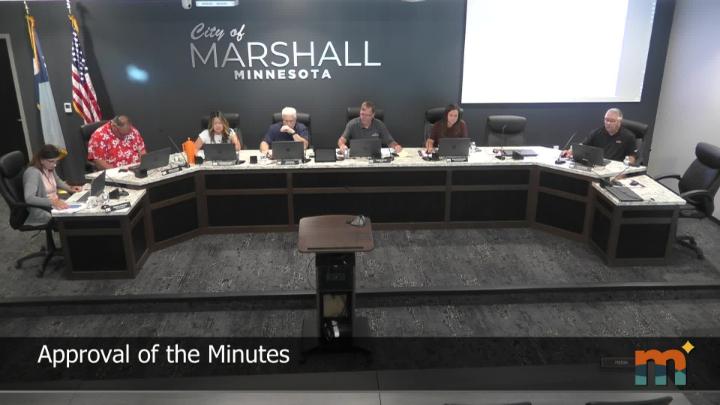 Thumbnail image for Marshall City Council Meeting: 9/8/26